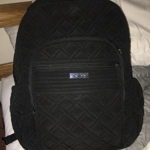 Vera Bradley Black Bookbag/backpack
